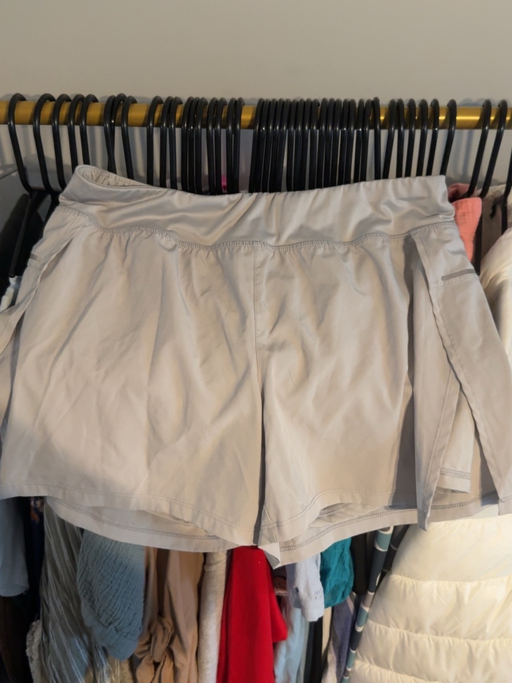 Avia Light Gray Women's Athletic Shorts